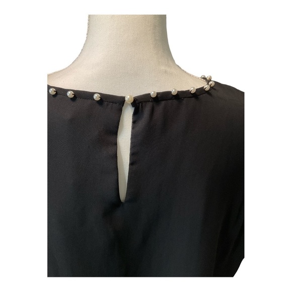 Karl Lagerfeld Paris Chiffon Top size XL NWT - Picture 5 of 10